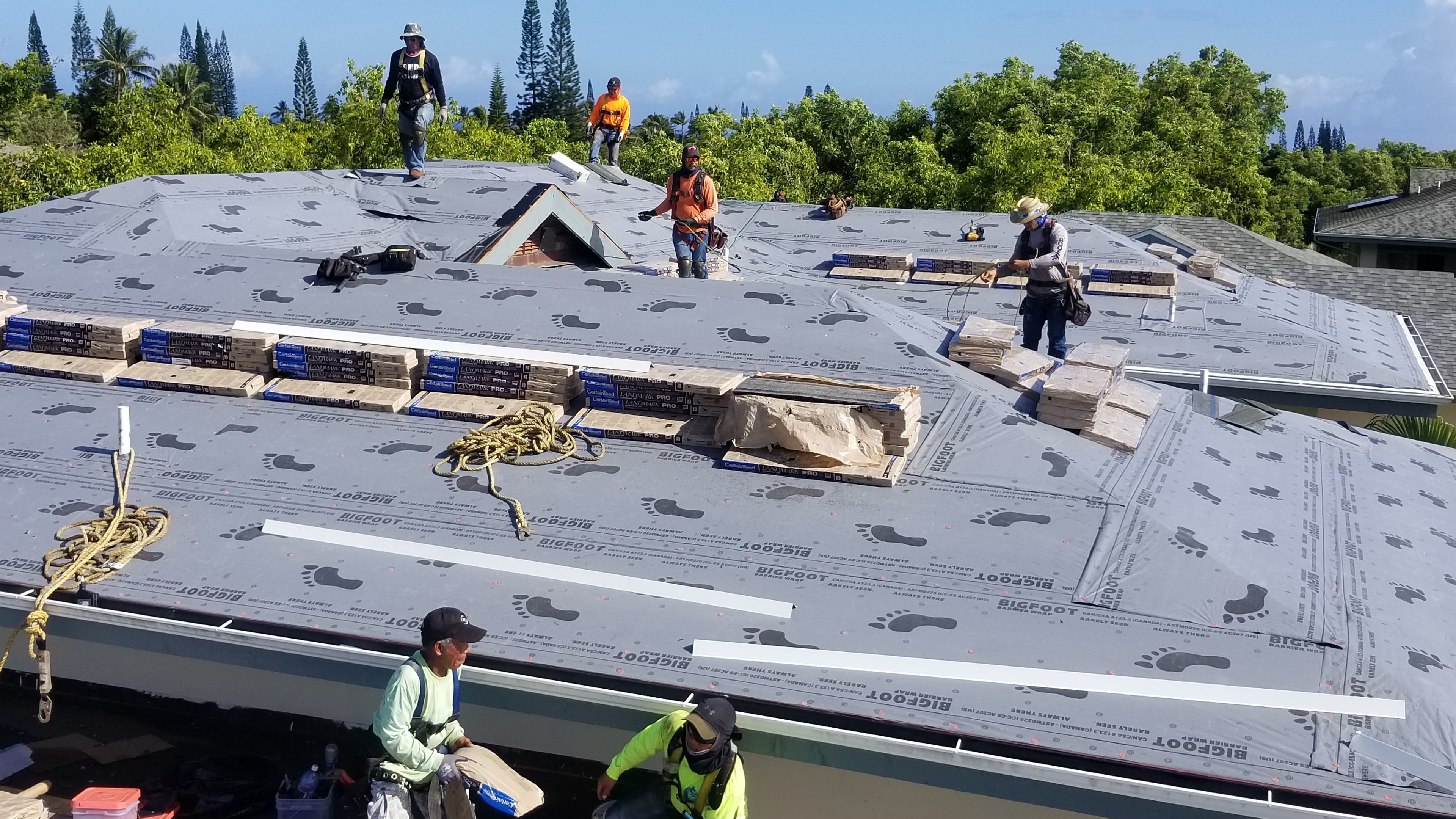 New roof prep before solar install