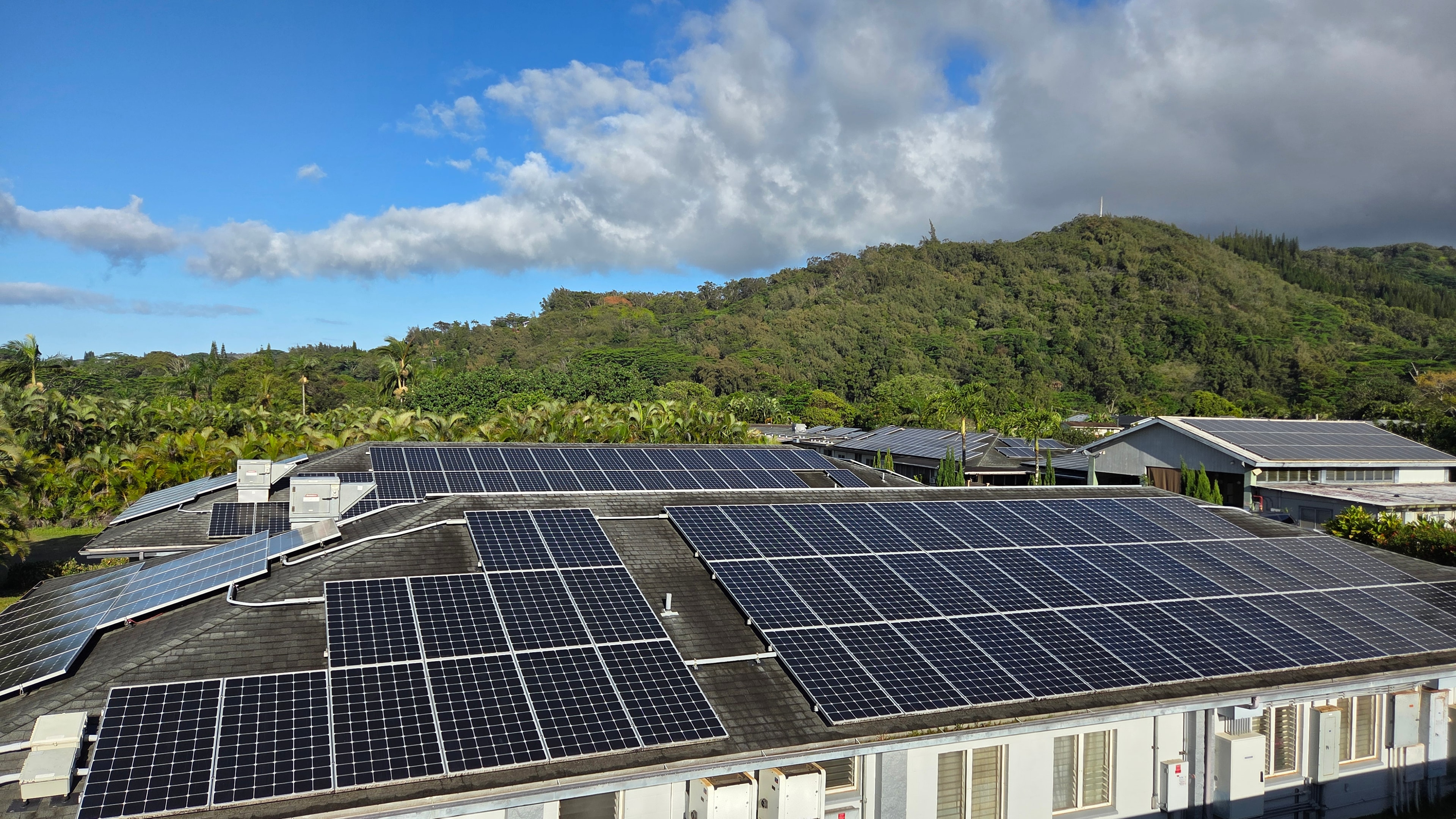 Commercial solar array, Kauai